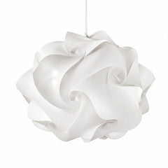 Lampadesign Bellissimo set illuminazione moderna Camera da letto Lampadario moderno Ufo 50 cm + 2 Lampade sfera comodino comodini Abat jour di bianco
