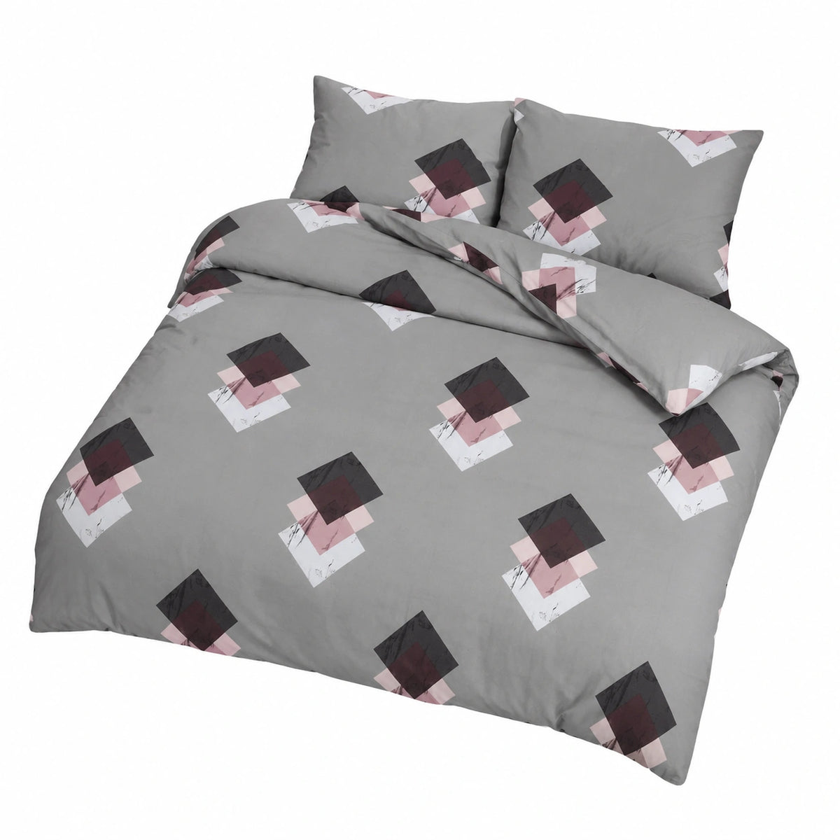 Set Copripiumino, Cotone 100% Morbido e Confortevole, Tessuto Elegante, Certificato OEKO-TEX, Facile da Lavare